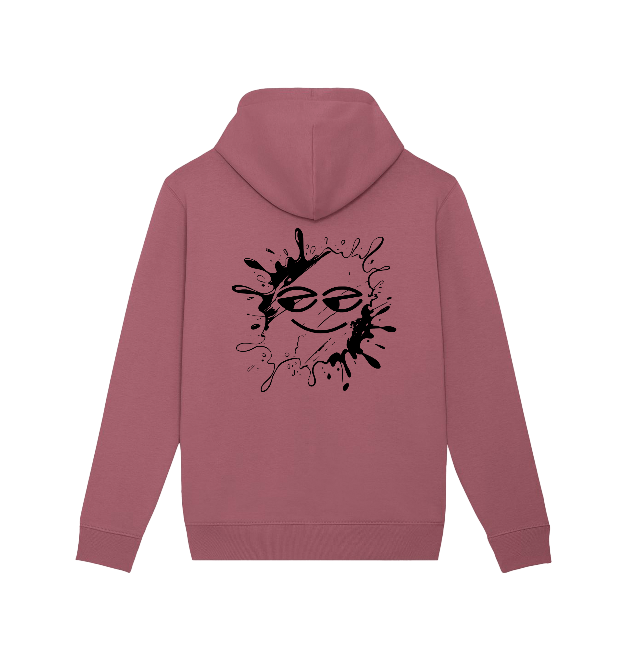 Hibiscus Rose Printed Sweater Back