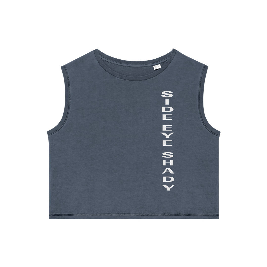 Washed Mineral Grey Printed T-shirt Front
