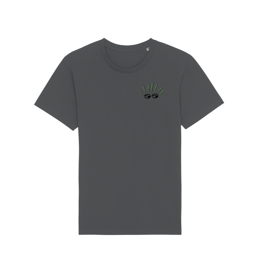 Anthracite Printed T-shirt Front