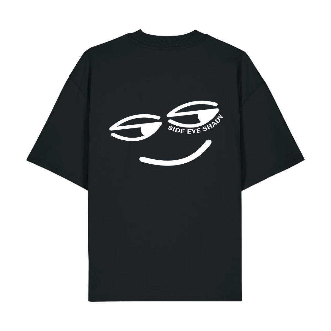 Black Printed T-shirt Back