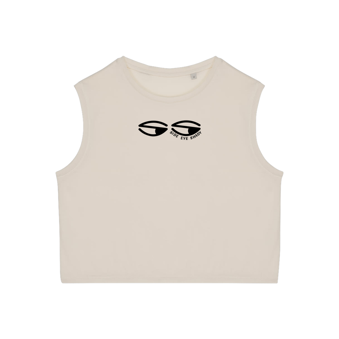 Washed Ivory Printed T-shirt