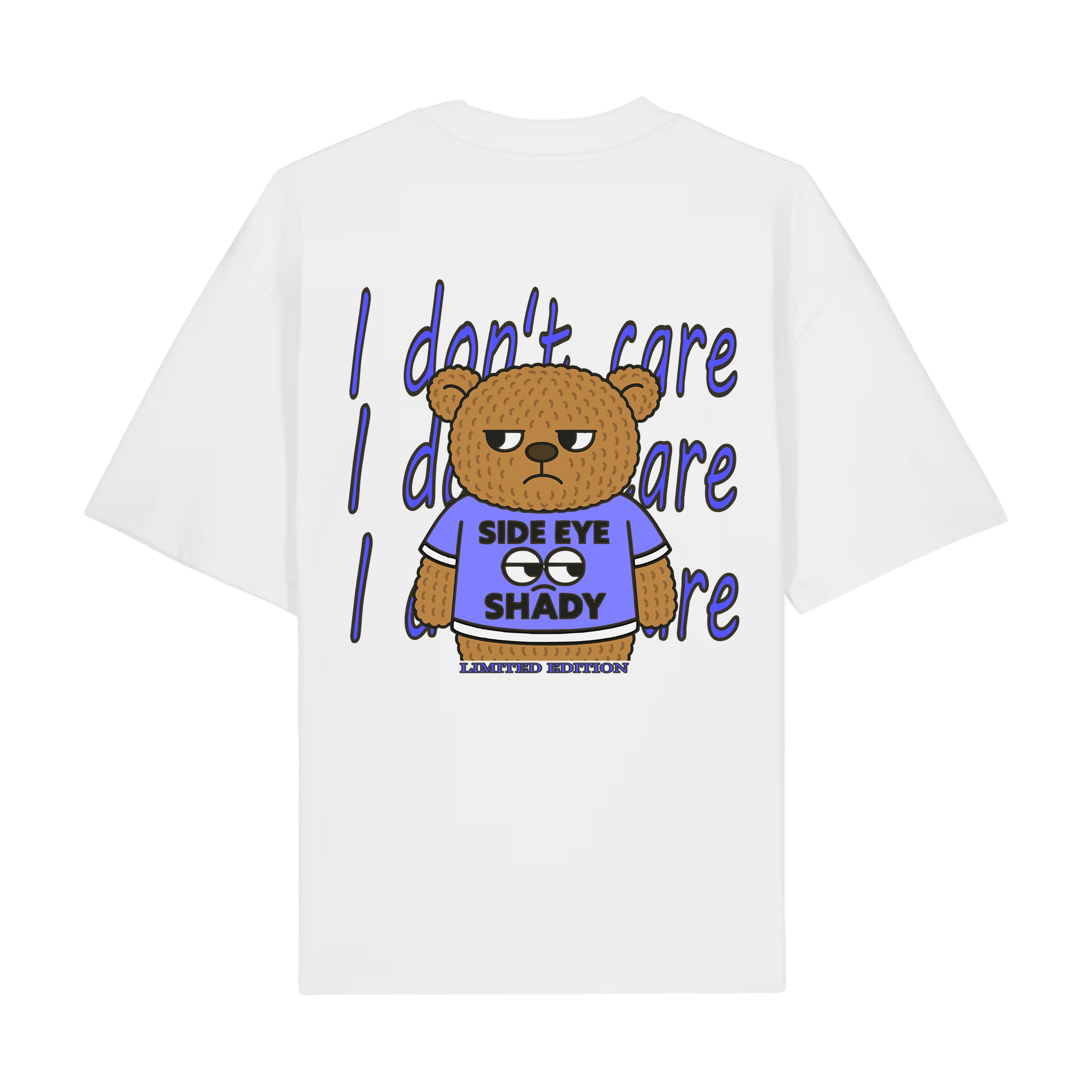 White Printed T-shirt Back