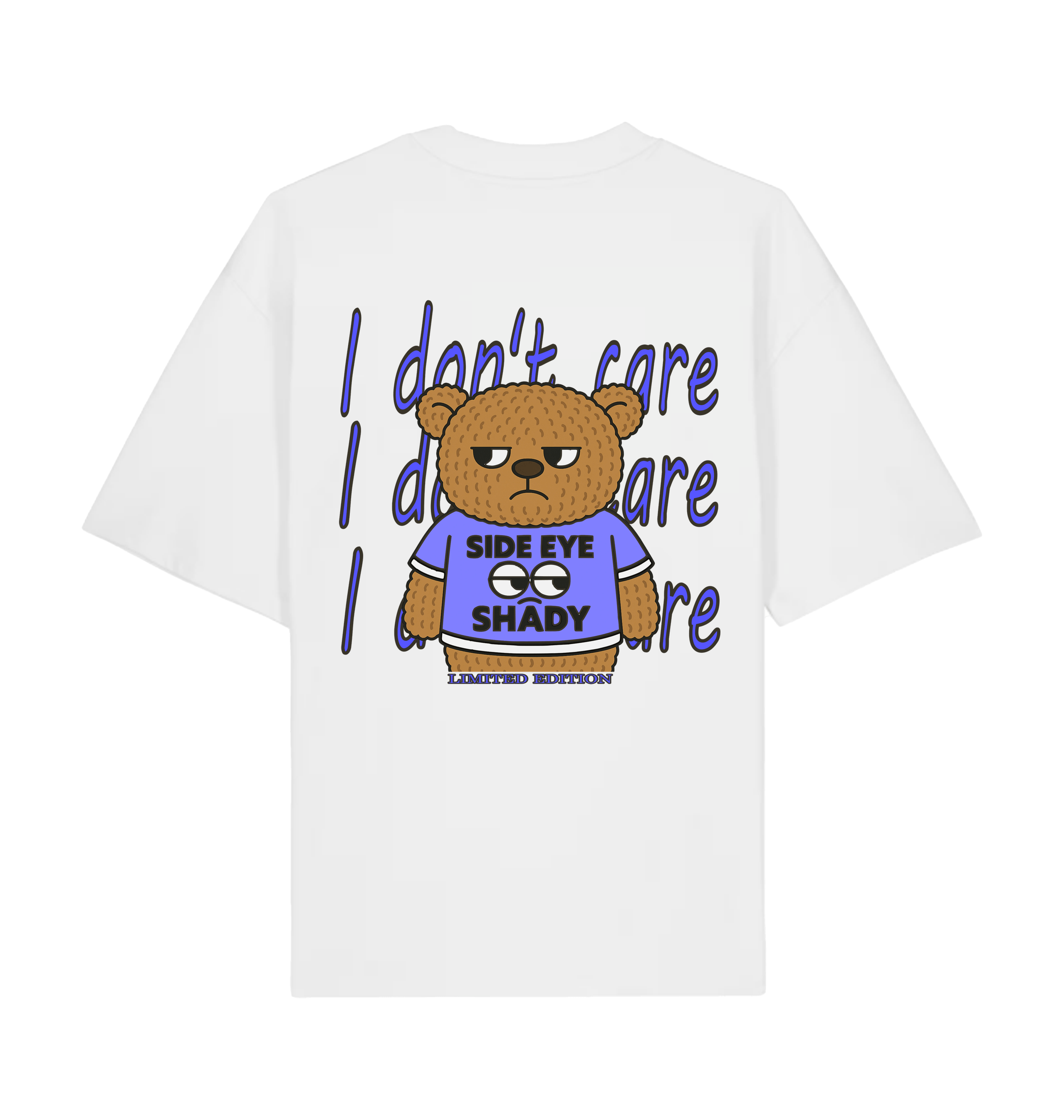 White Printed T-shirt Back