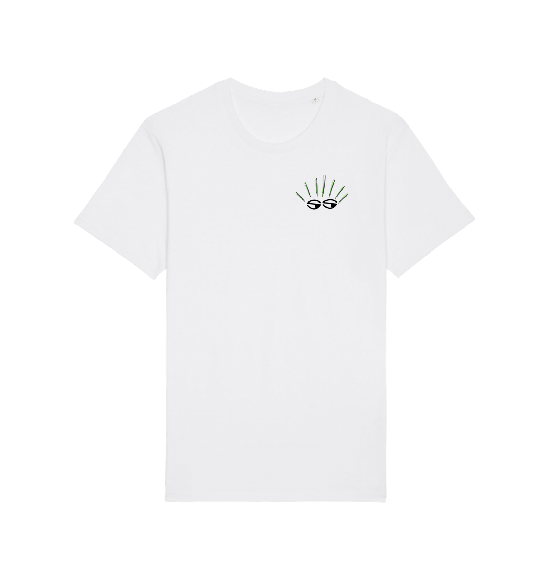 White Printed T-shirt Front