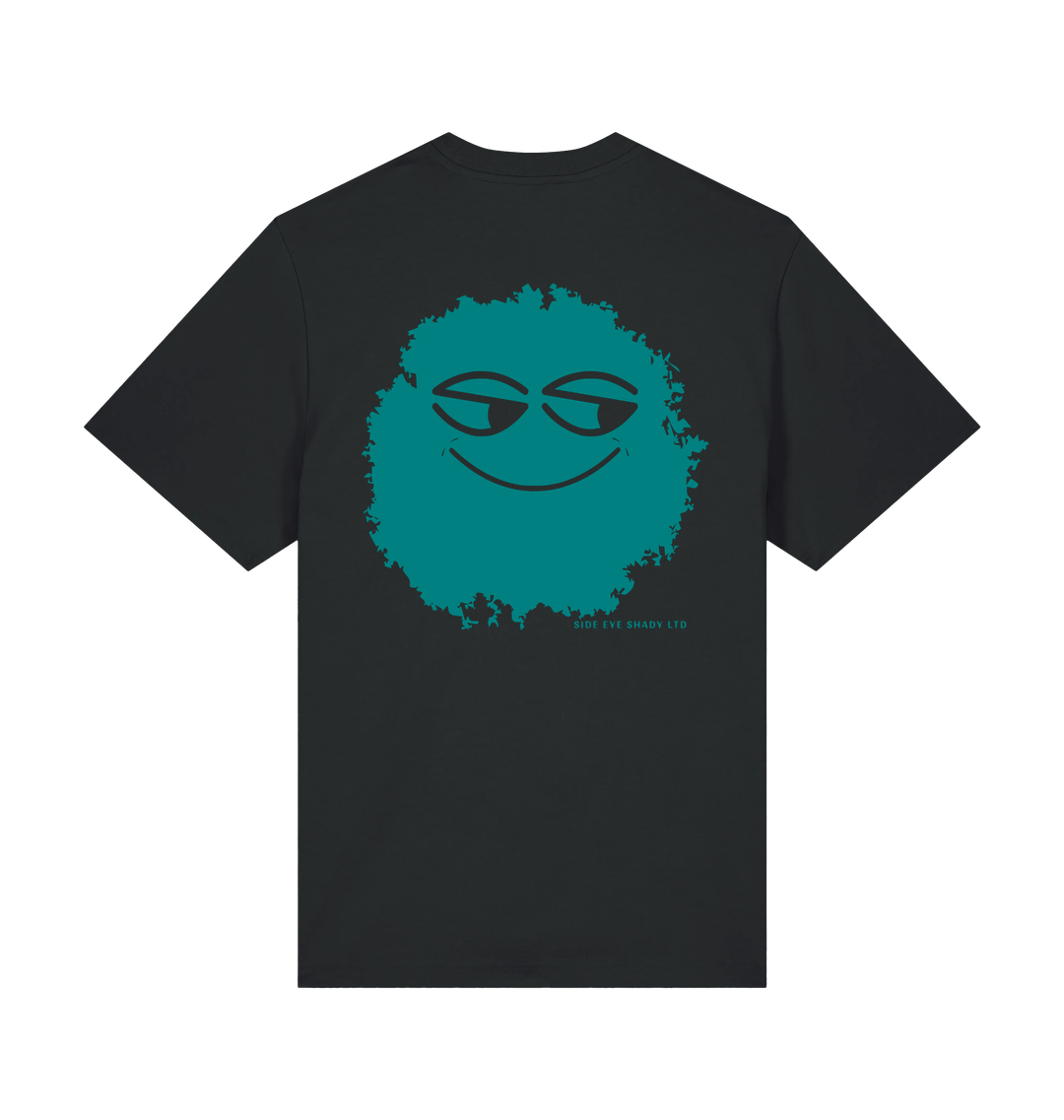 Black Printed T-shirt Back