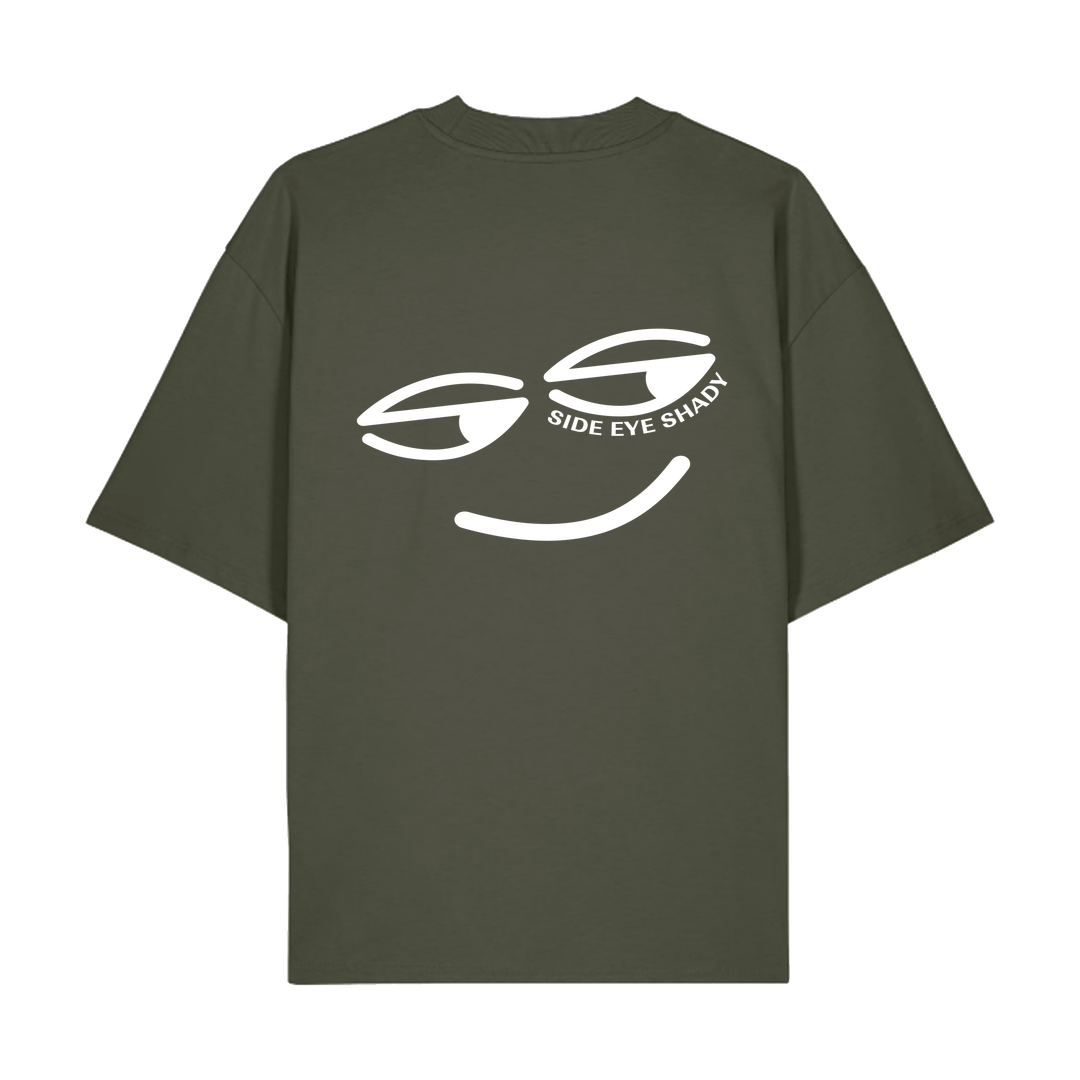 Khaki Printed T-shirt Back