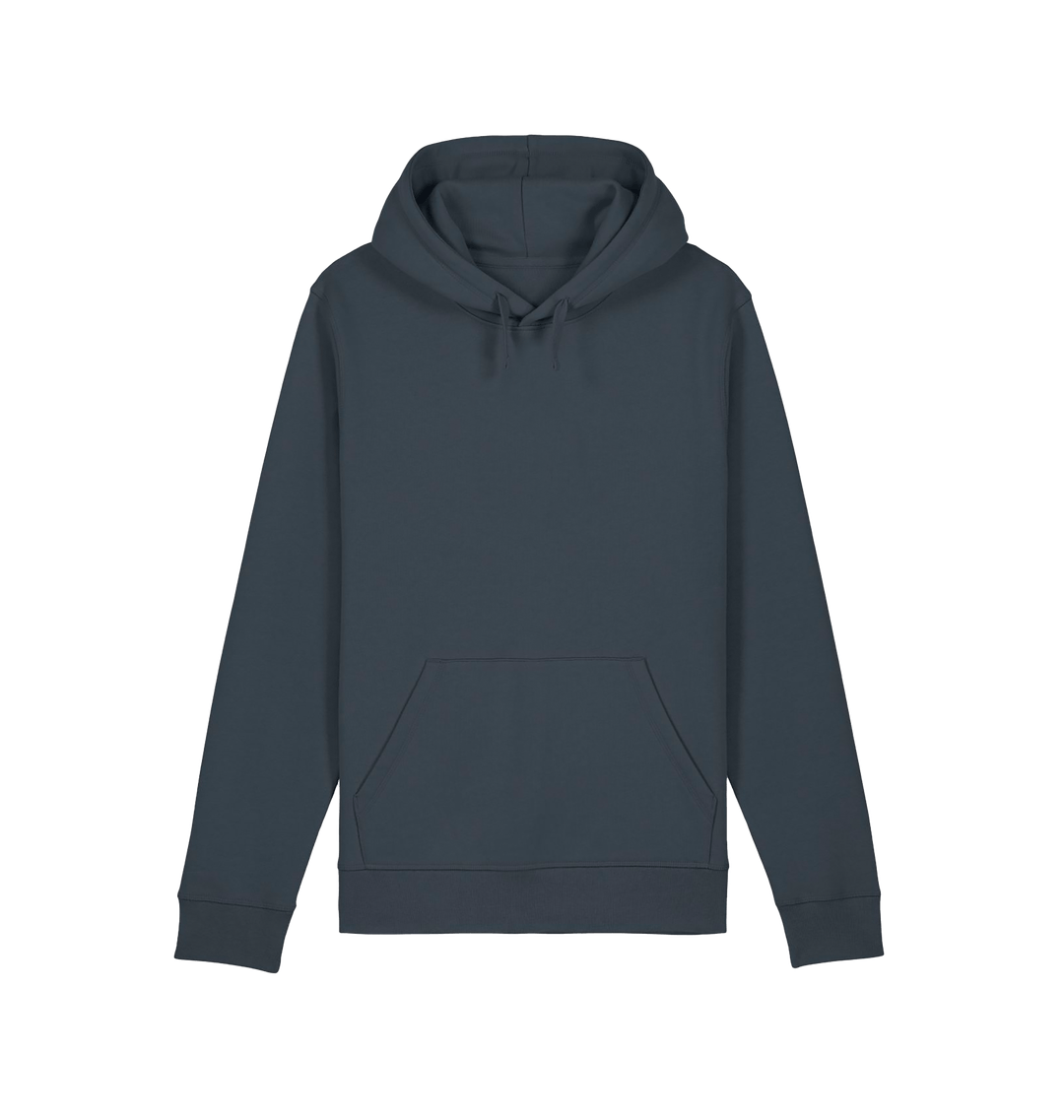 India Ink Grey Printed Hoody Front