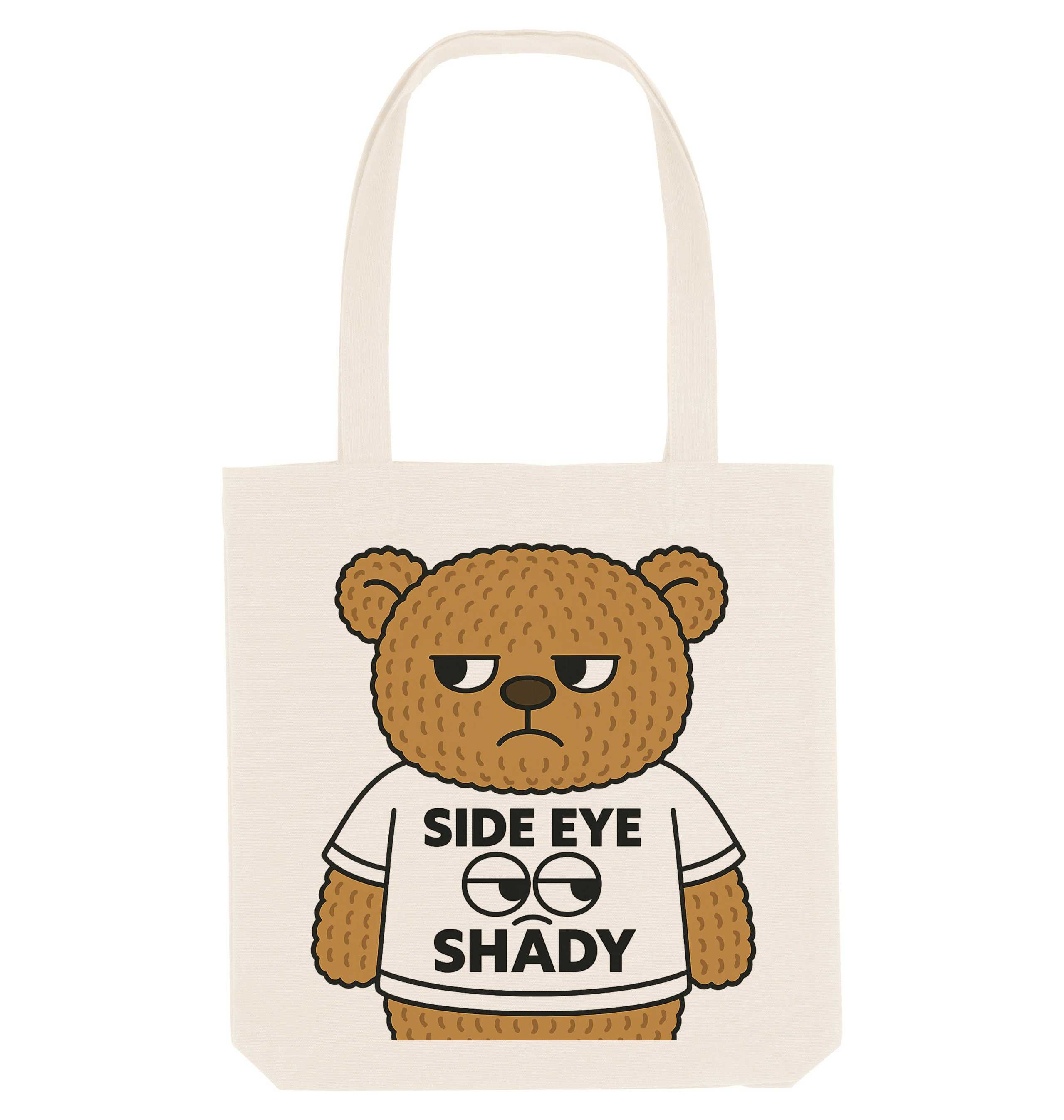 Natural Printed Bag Front