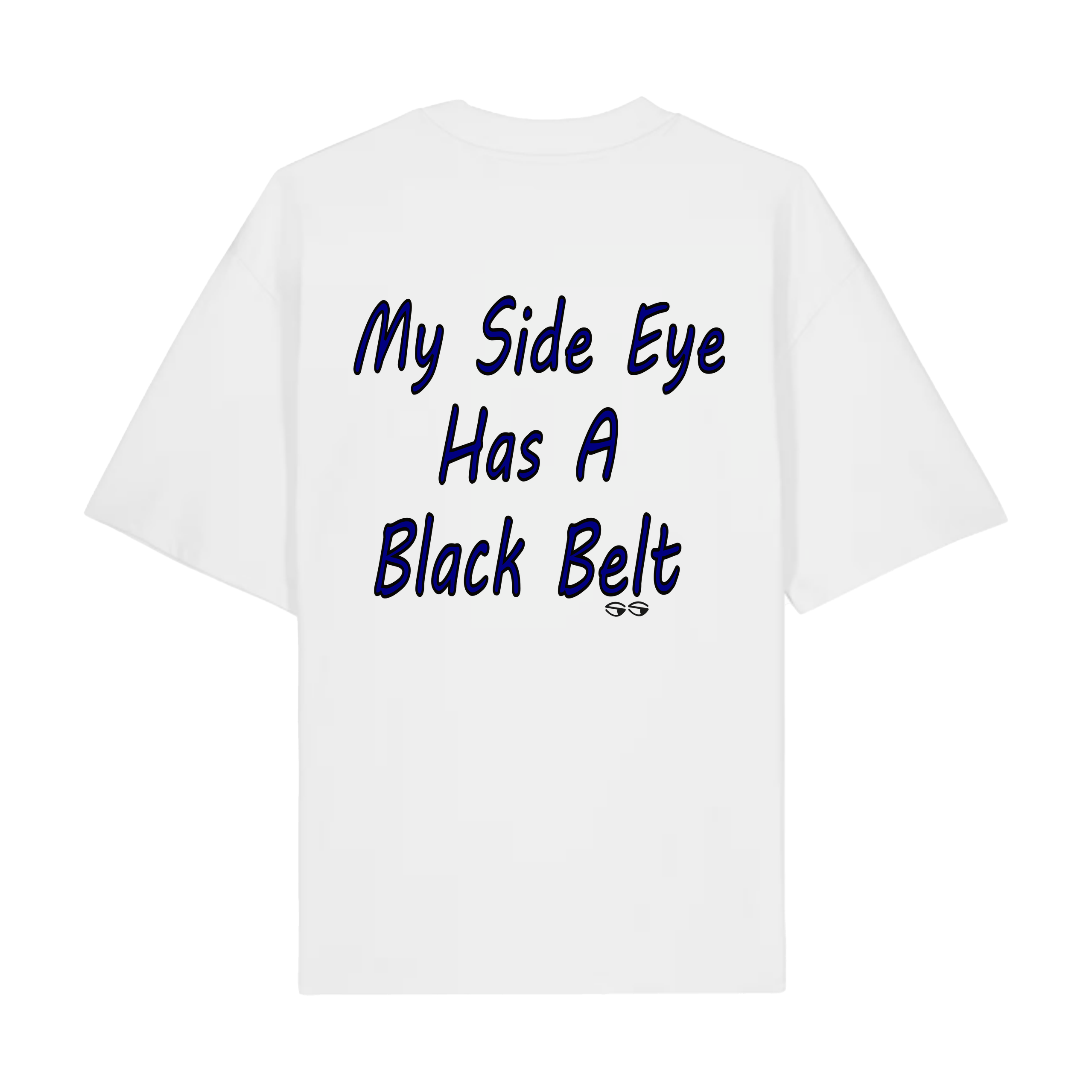 White Printed T-shirt Back