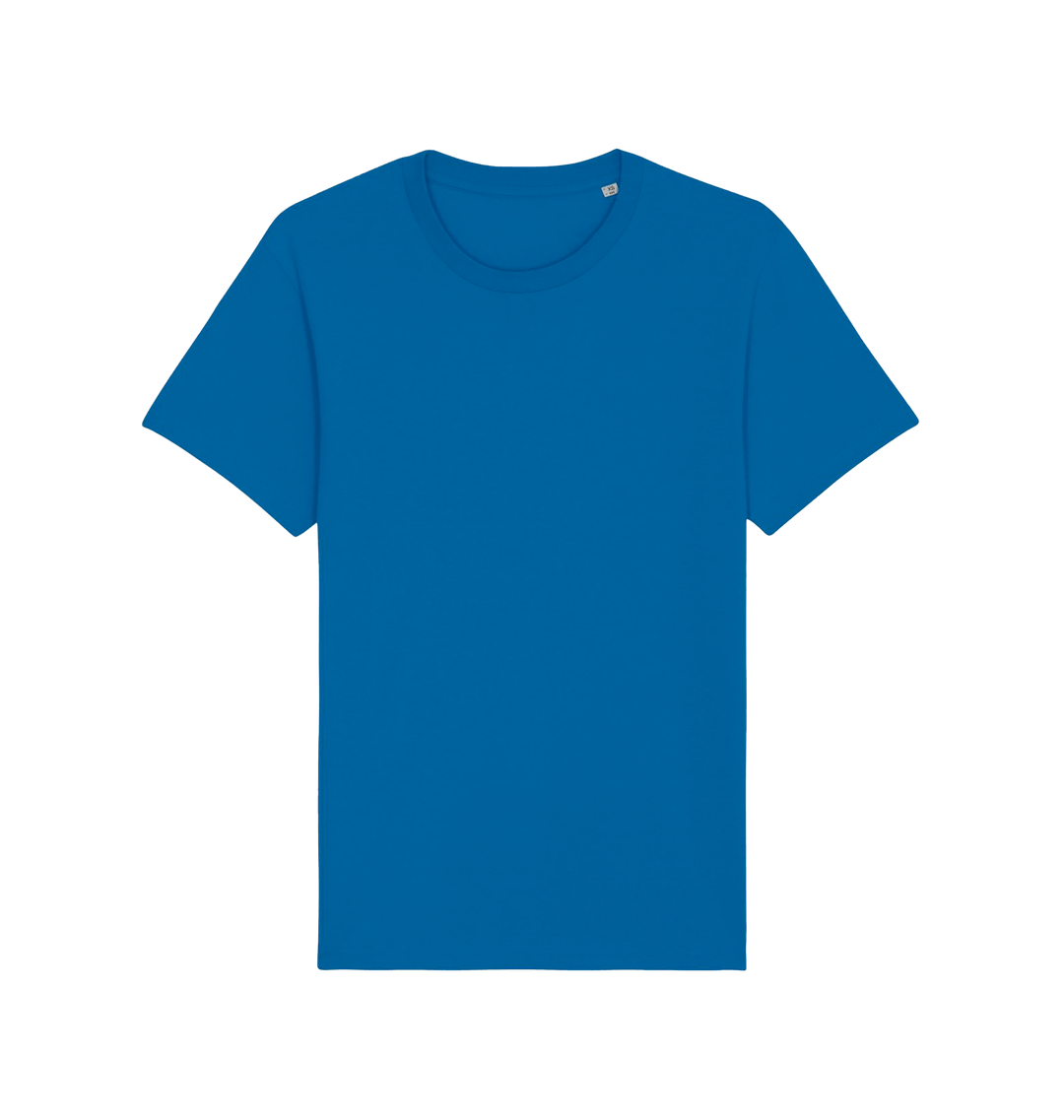 Royal Blue Printed T-shirt Front