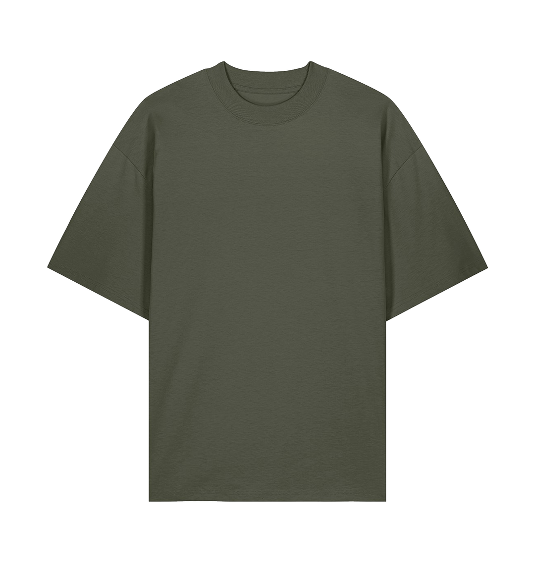 Khaki Printed T-shirt Front