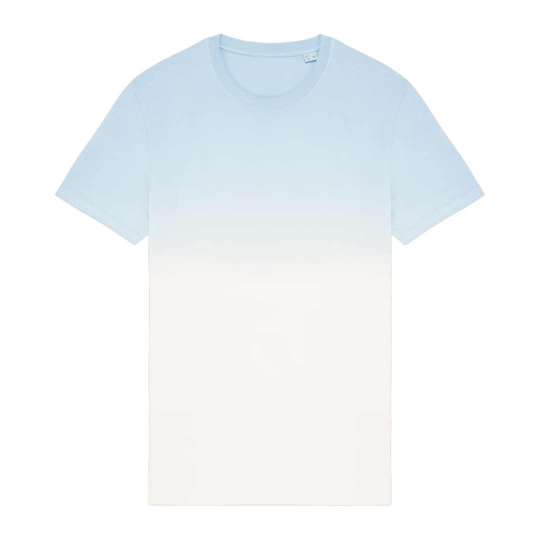 Dip Dye Aquamarine Printed T-shirt Front