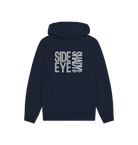 Navy Printed Hoody Front