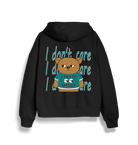 Black Printed Sweater Back