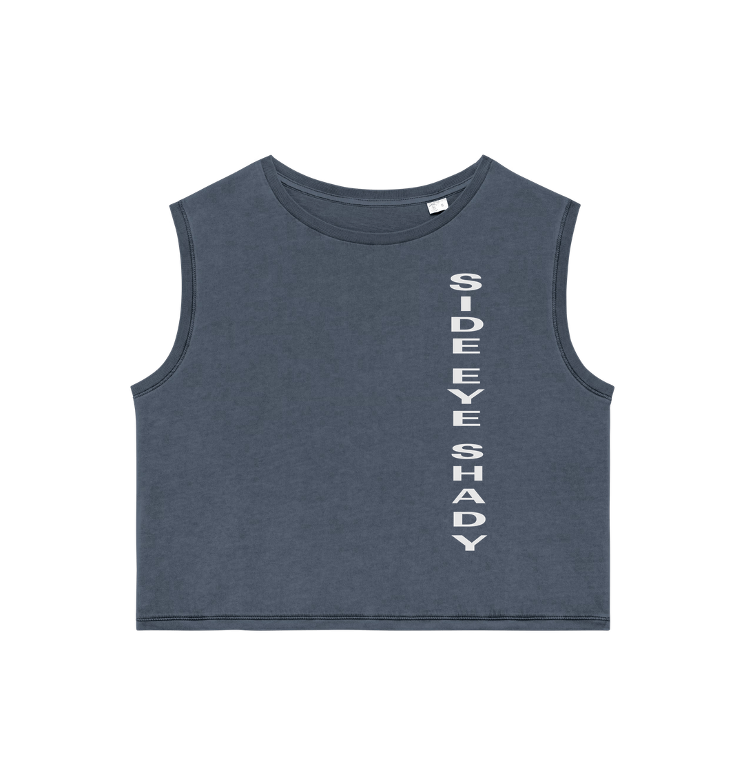 Washed Mineral Grey Printed T-shirt Front