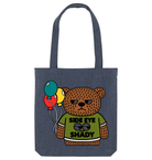 Midnight Blue Printed Bag Front