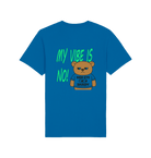 Royal Blue Printed T-shirt Back