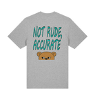Heather Grey Printed T-shirt Back