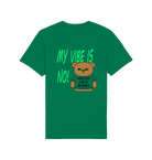 Varsity Green Printed T-shirt Back