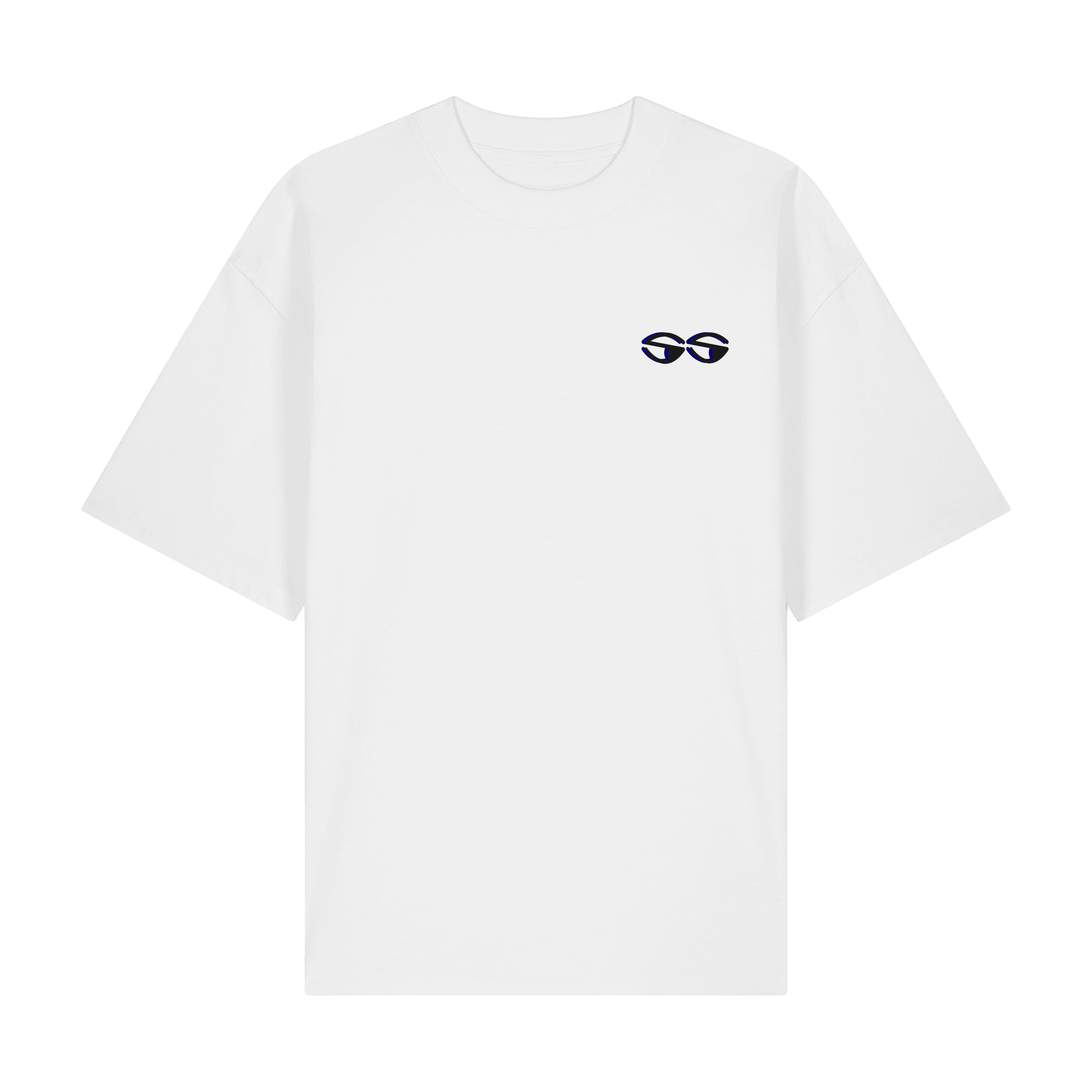 White Printed T-shirt Front