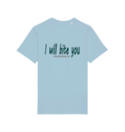 Sky Blue Printed T-shirt Front