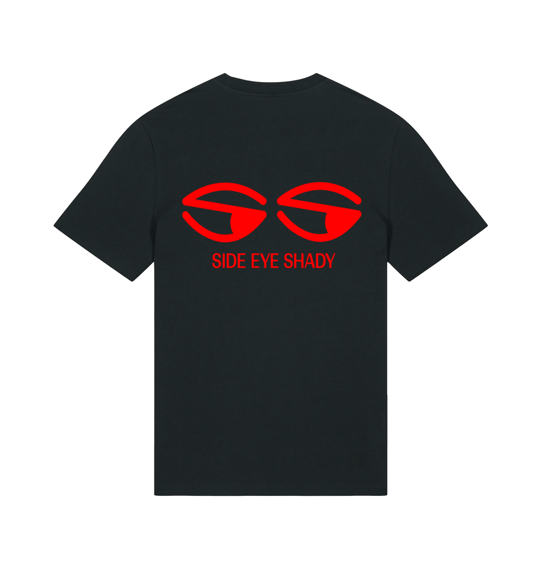 Black Printed T-shirt Back