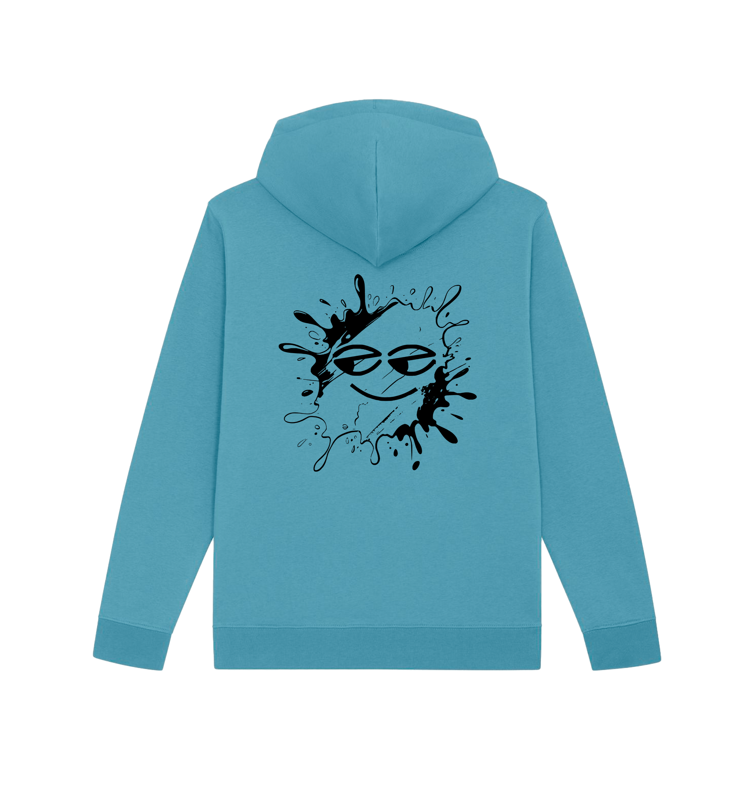 Atlantic Blue Printed Sweater Back