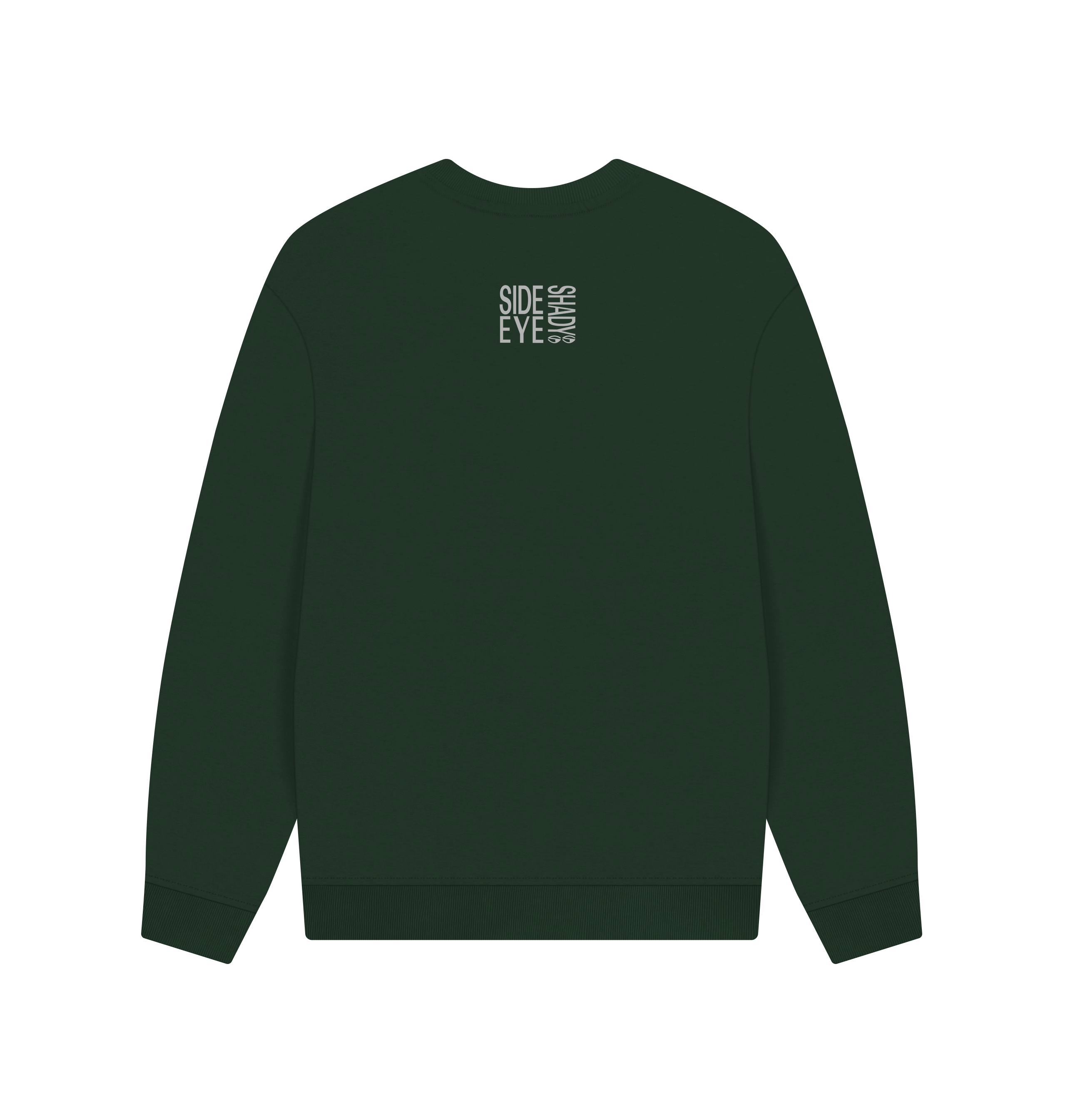 Evergreen Printed Sweater Back