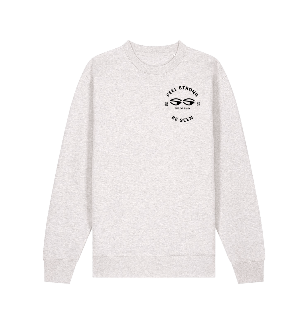 Cool Heather Grey Printed Sweater