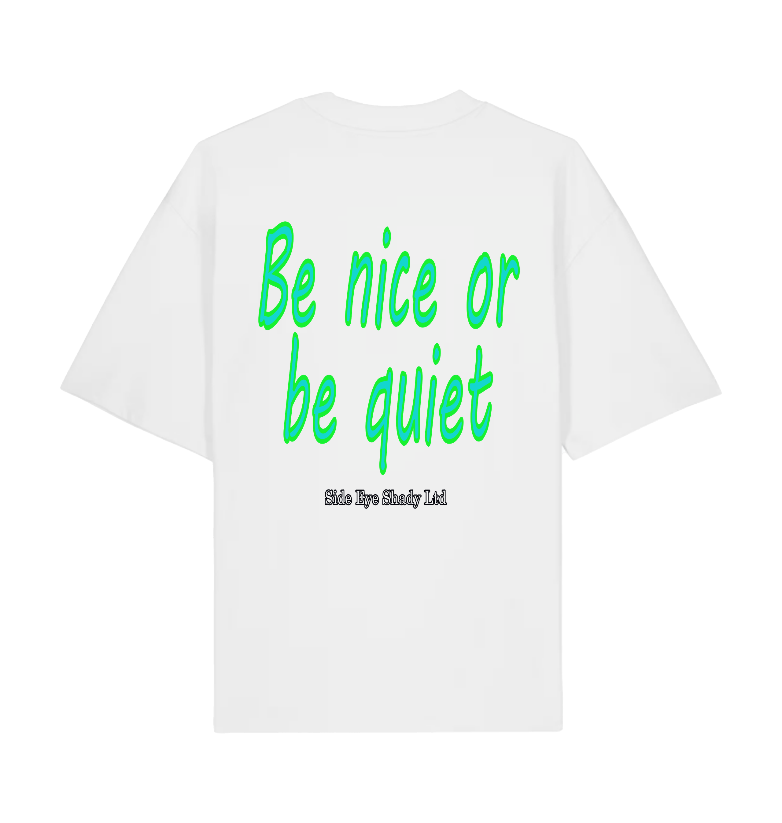 White Printed T-shirt Back