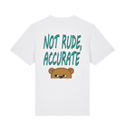 White Printed T-shirt Back