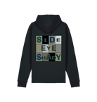 Black Printed Hoody Back