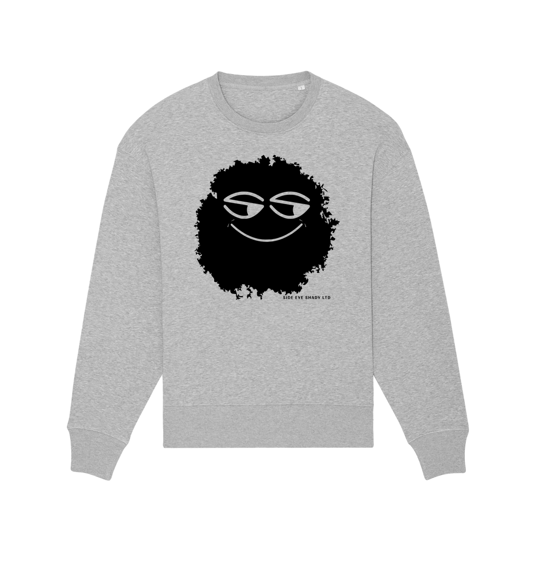 Heather Grey Printed Sweater
