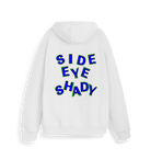 White Printed Sweater Back