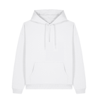 White Printed Hoody Front