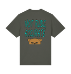 Khaki Printed T-shirt Back