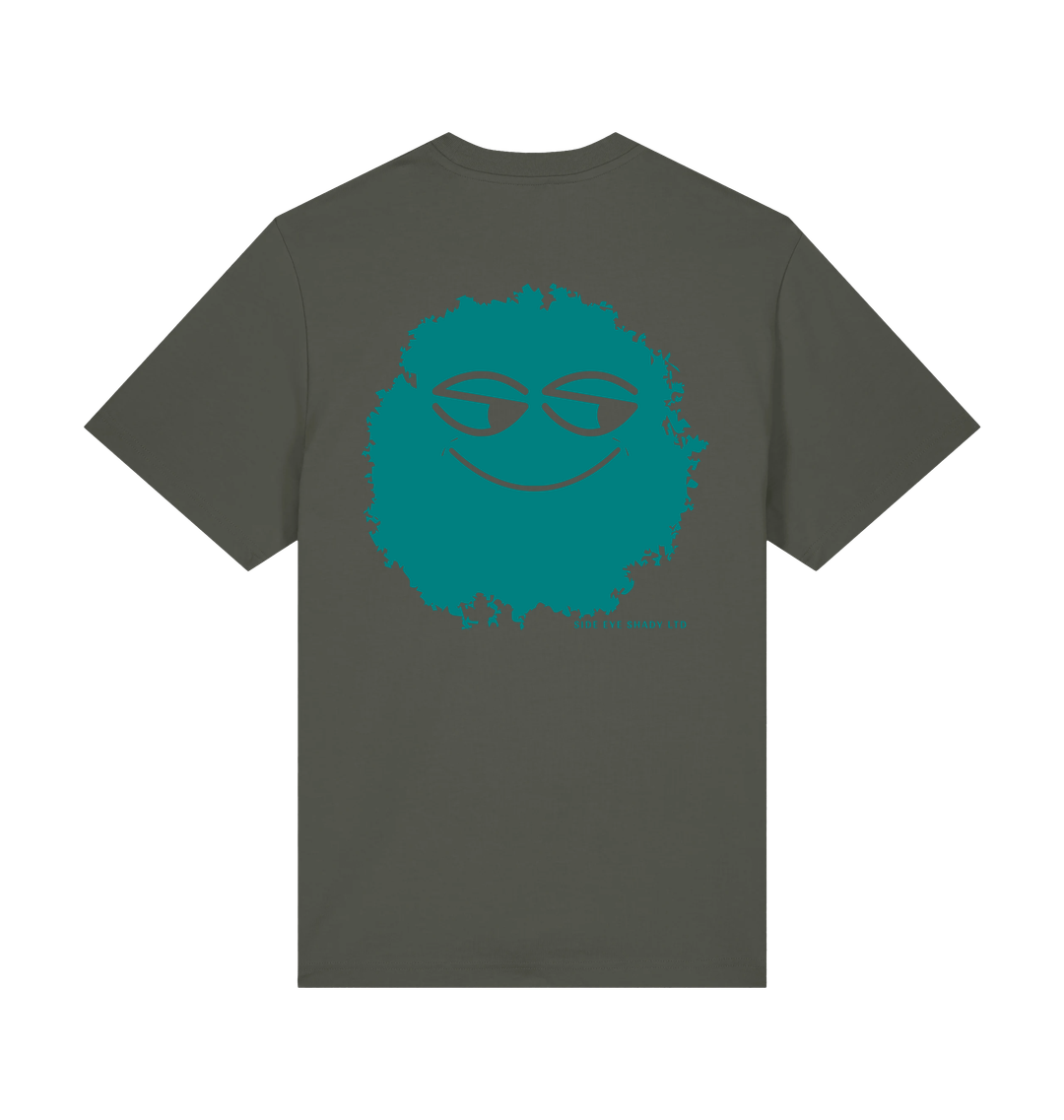 Khaki Printed T-shirt Back