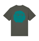 Khaki Printed T-shirt Back