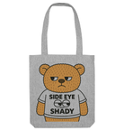 Heather Grey Printed Bag Front