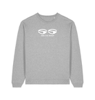 Heather Grey Printed Sweater Front