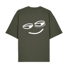 Khaki Printed T-shirt Back