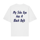 White Printed T-shirt Back