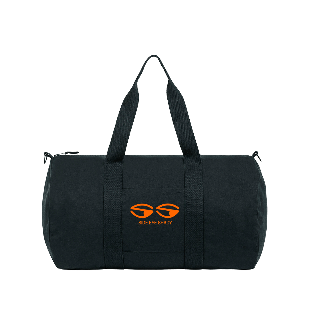 Black Printed Bag Front