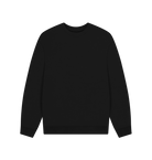 Black Printed Sweater Front