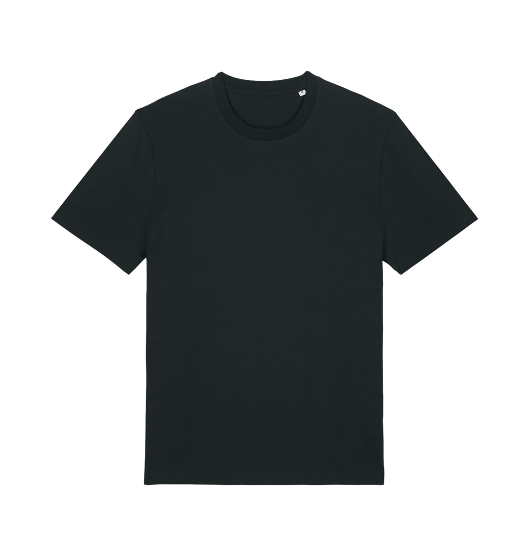 Black Printed T-shirt Front