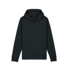 Black Printed Hoody Front
