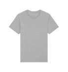 Heather Grey Printed T-shirt Front
