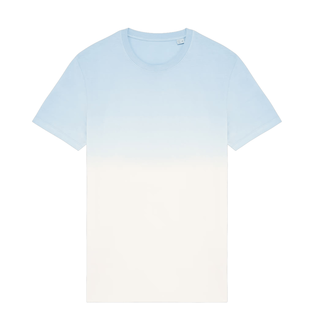 Dip Dye Aquamarine Printed T-shirt Front
